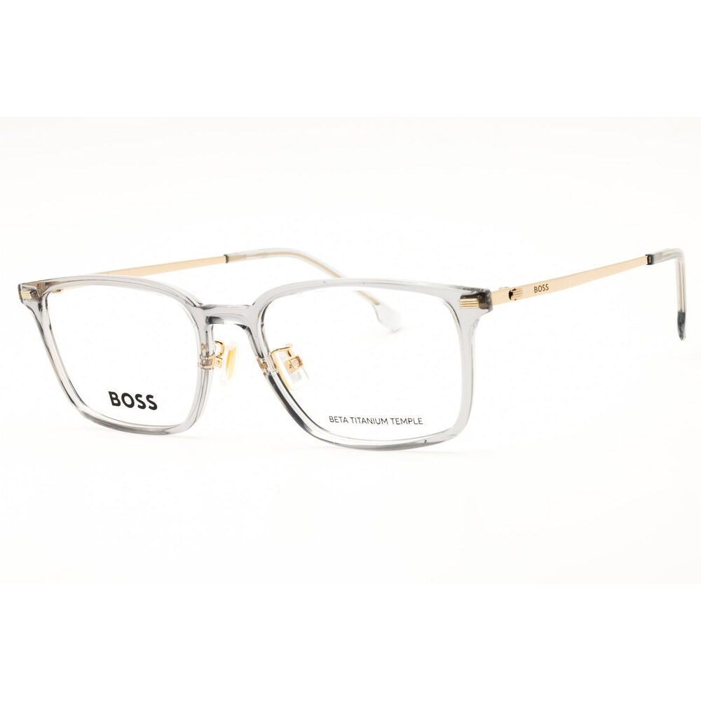 NWT Hugo Boss BOSS 1796/F 0FT3 00 Gold Rectangle Eyeglasses 55mm